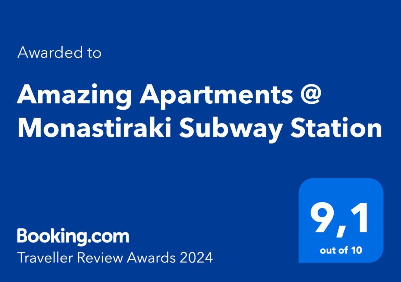 Amazing Apartments @ Monastiraki Subway Station Athens Exterior photo